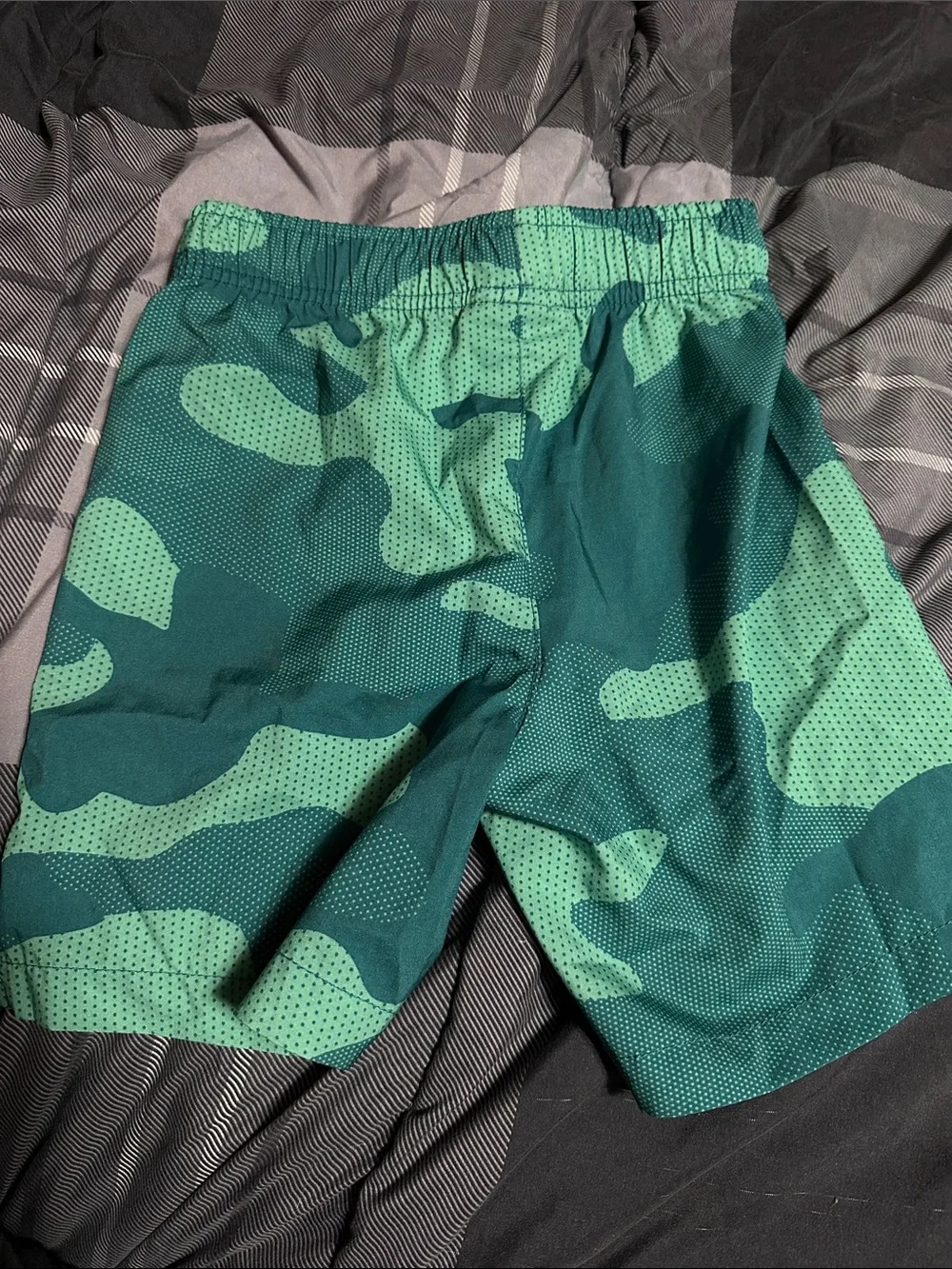 GAP kids  Green Camo Athletic Shorts